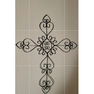 Metal Cross Wall Decor